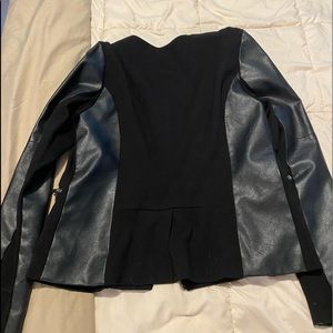 Maurice’s leather/fabric material zippered jacket